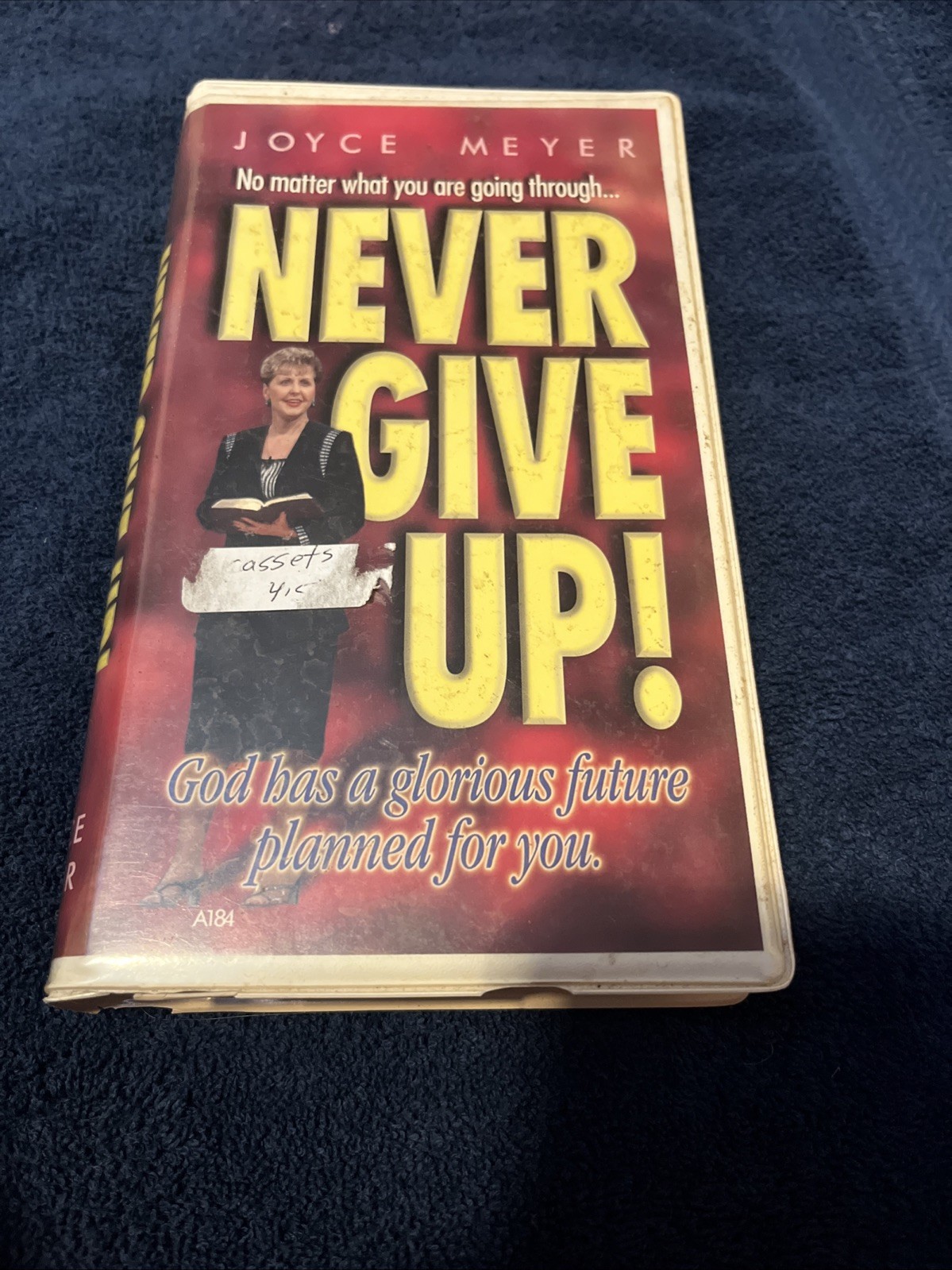 Never Give Up! No Matter What You.. by Joyce Meyer Audio Play 6 Cassettes Tapes