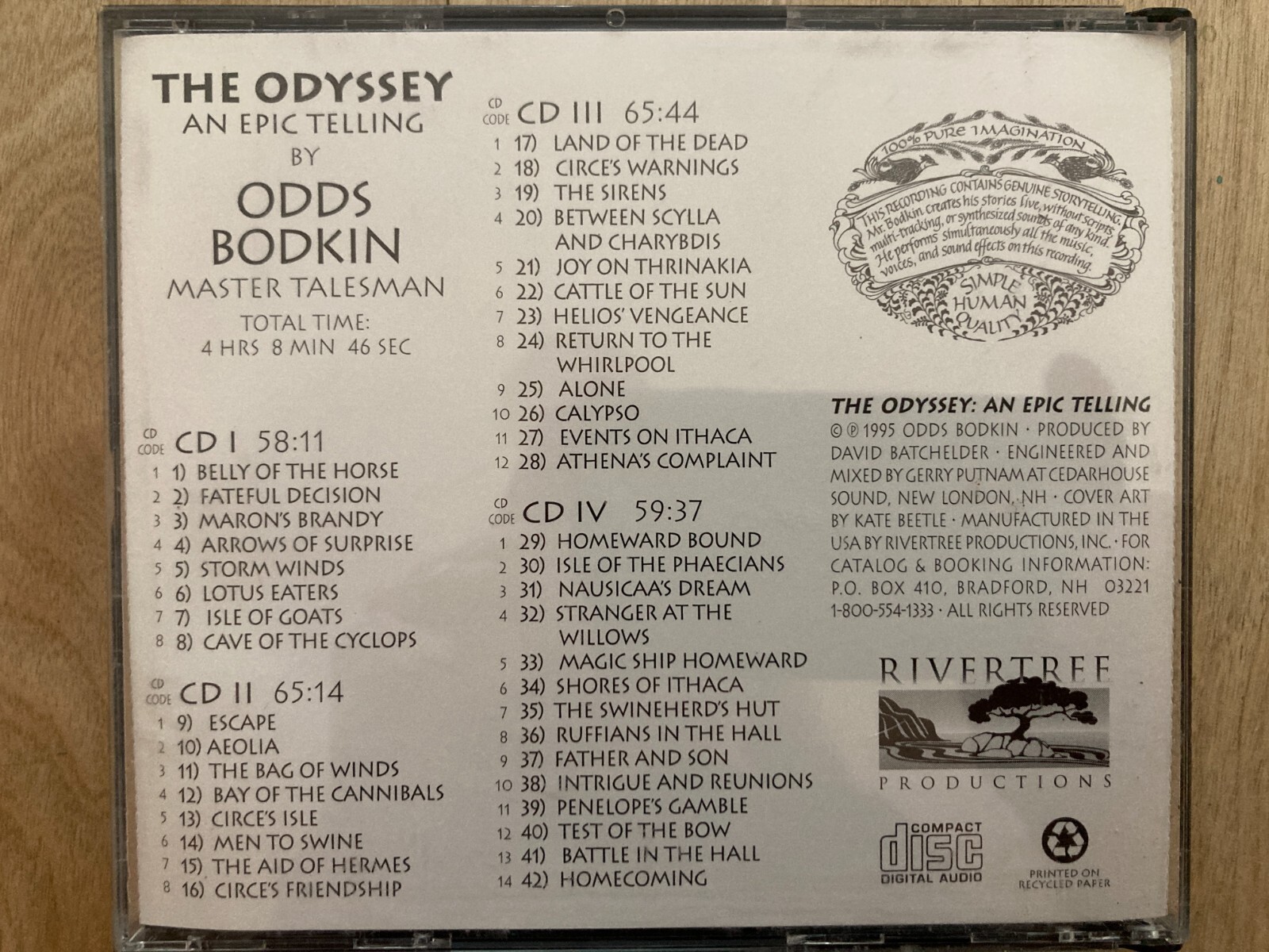 The Odyssey — Odds Bodkin, Master Talesman (An Epic Telling of The Odyssey)