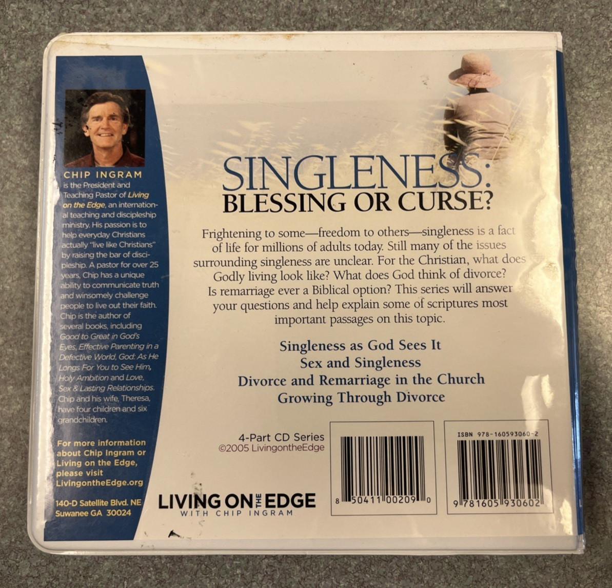 Singleness: Blessing or Curse? by Chip Ingram Audio Sermon Series on 4 CD