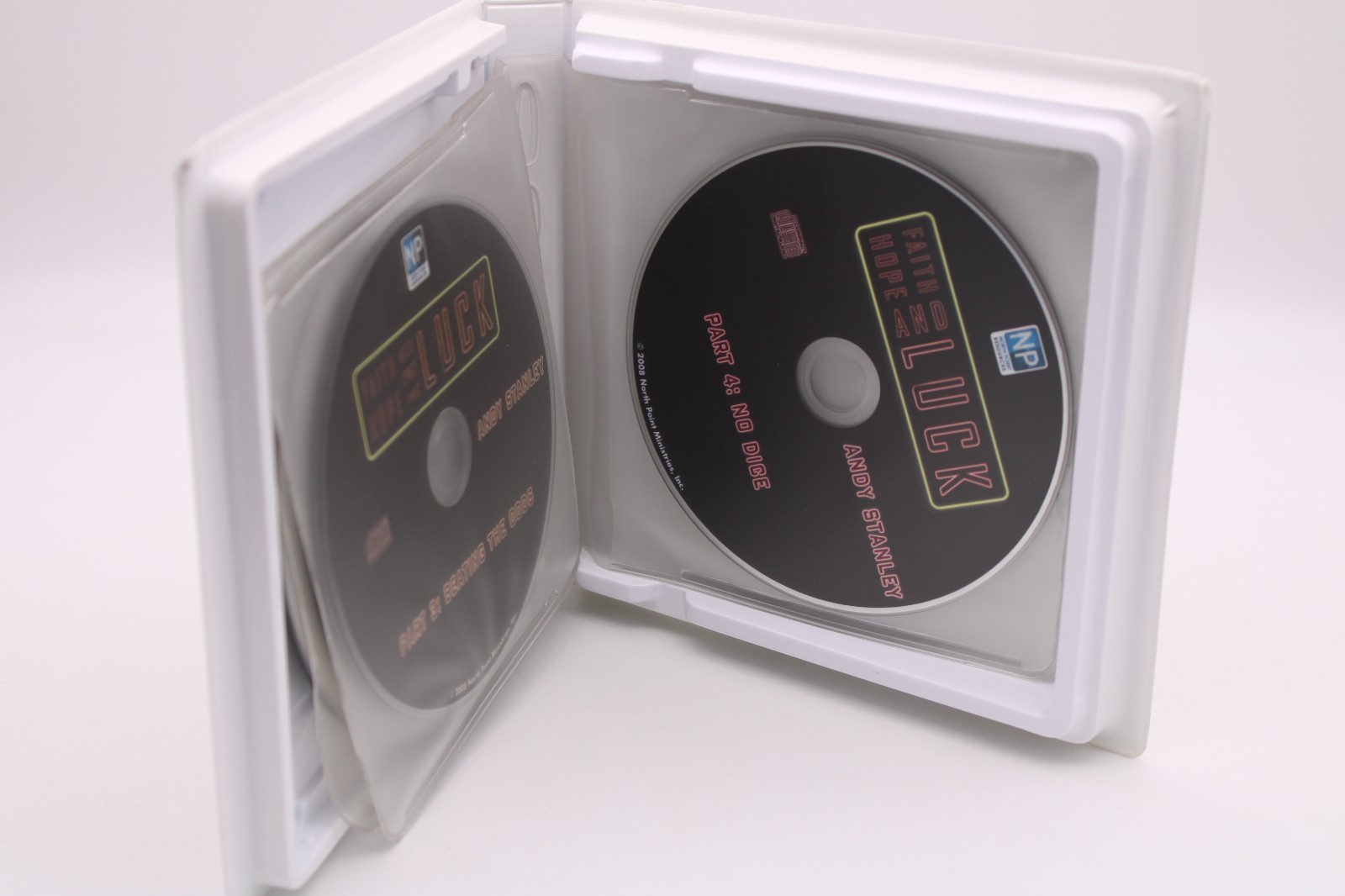 Character Under Construction and Faith, Hope and Luck Andy Stanley Audiobook CDs