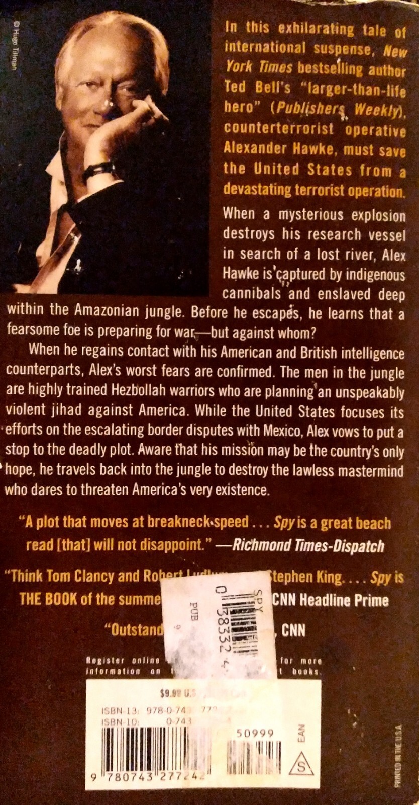 Spy (Alexander Hawke) by Ted Bell (2007, Tall Paperback)