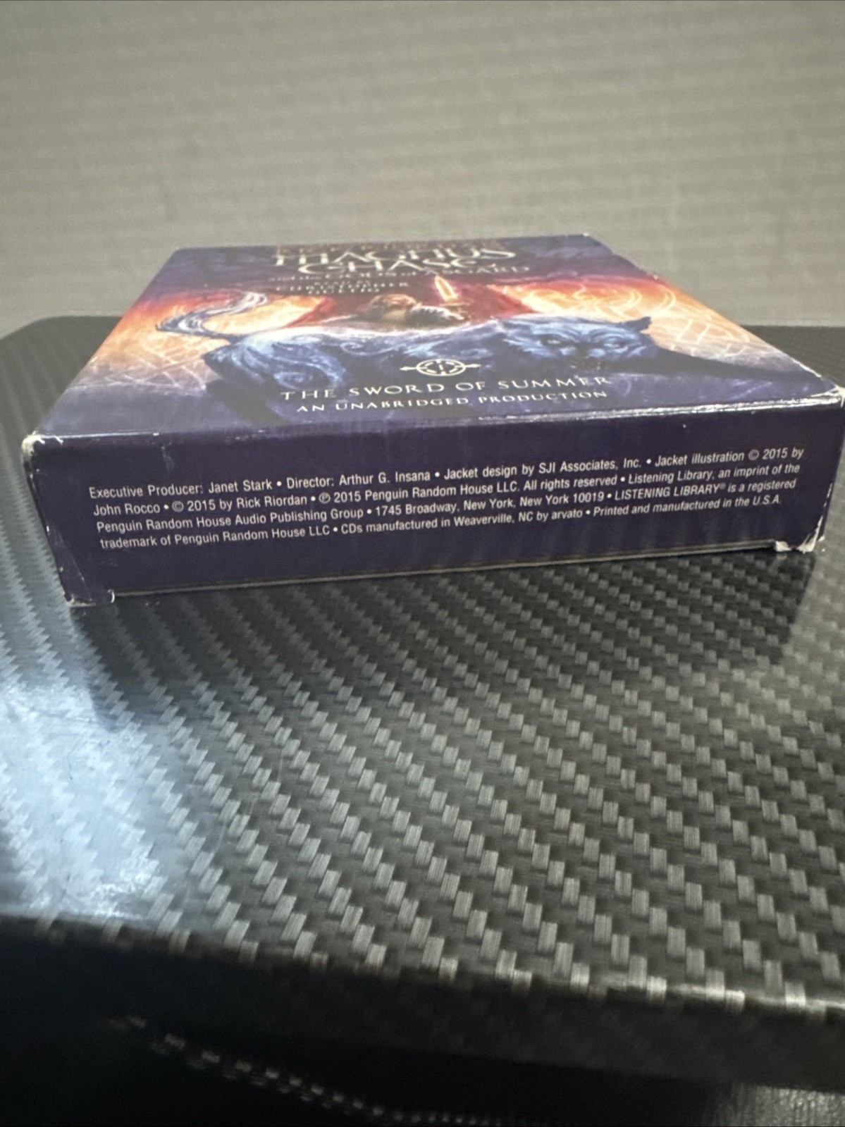 Magnus Chase and the gods of asgard The Sword Of Summer Audiobook Cd