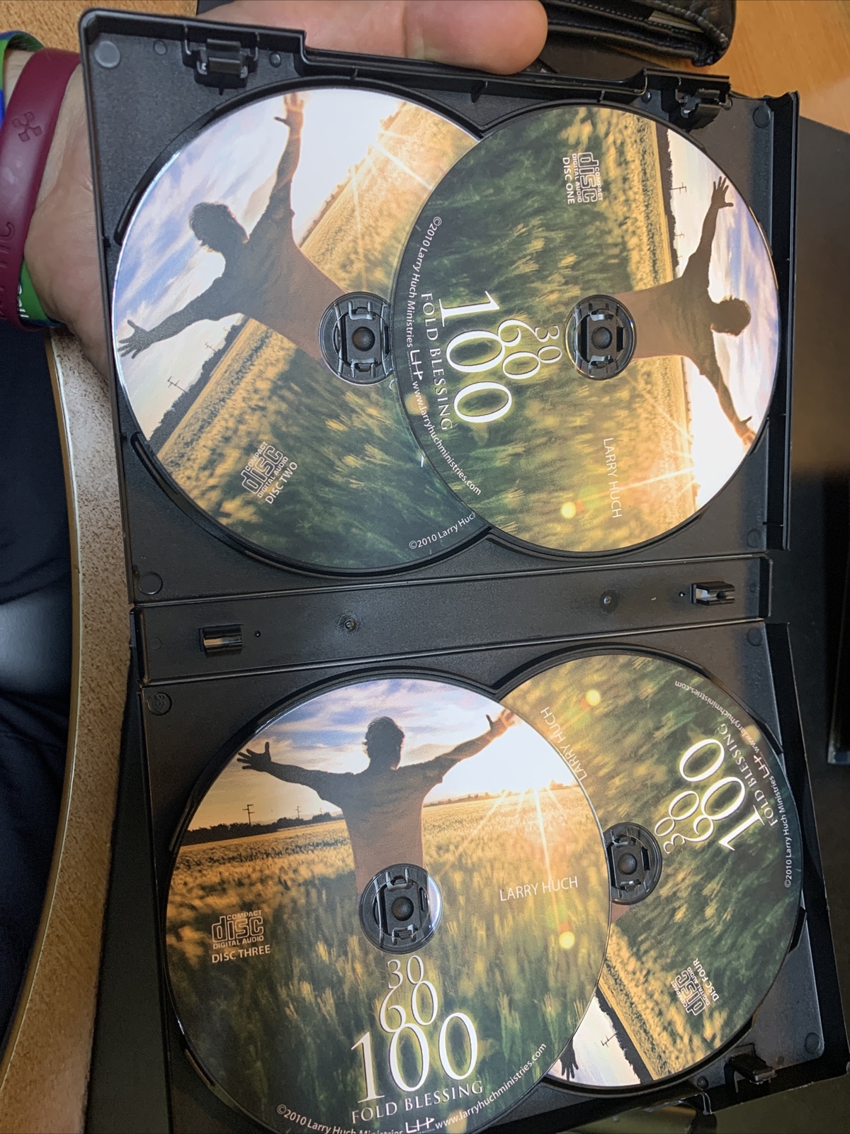 30 60 100 Fold Blessing by Larry Huch 4 CD set Compact Disc