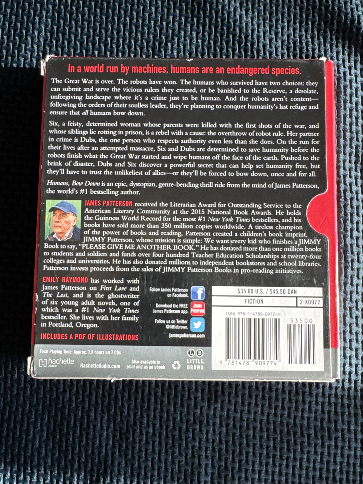 Humans, Bow Down by James Patterson and Emily Raymond (2017, Compact Disc)