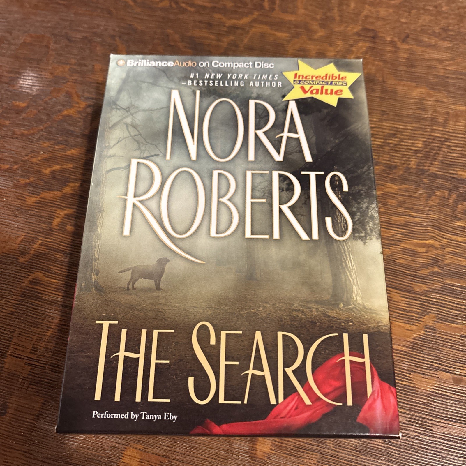 The Search- Nora Roberts. Audio 6 CD Set. Audiobook.