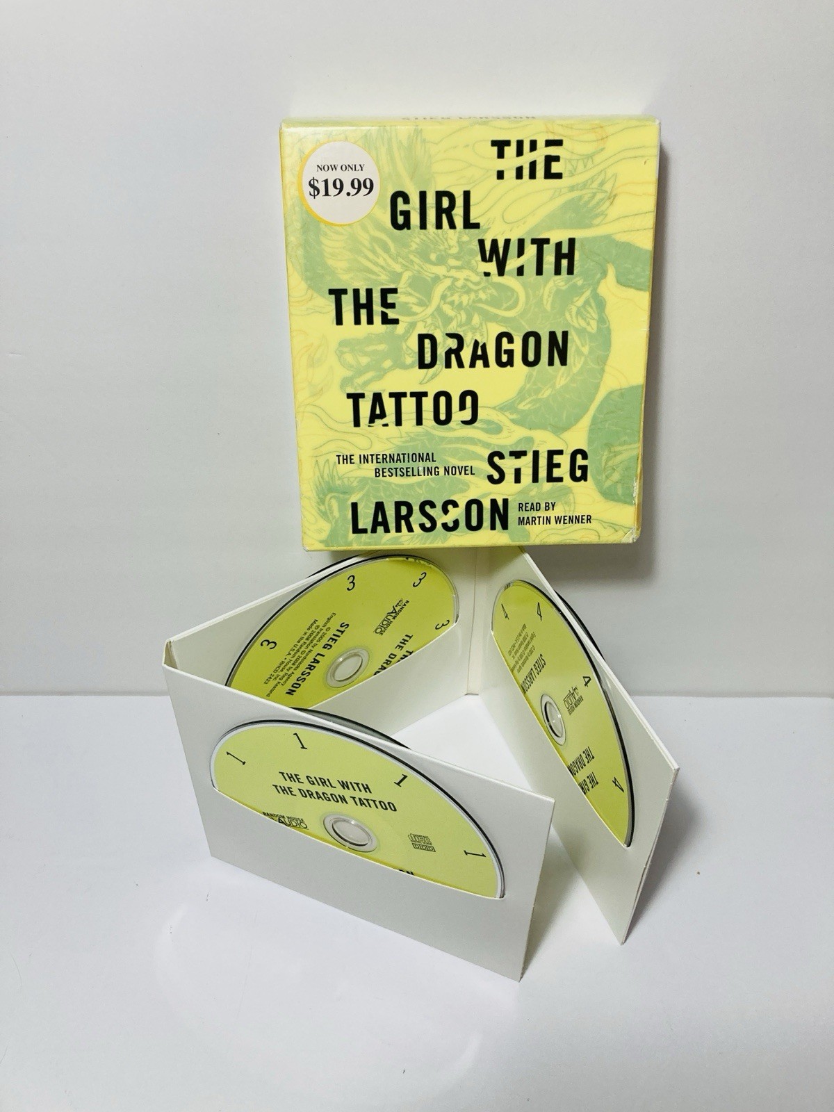 The Girl with the Dragon Tattoo 6 Compact Discs CD Random House Audio 7.5hrs