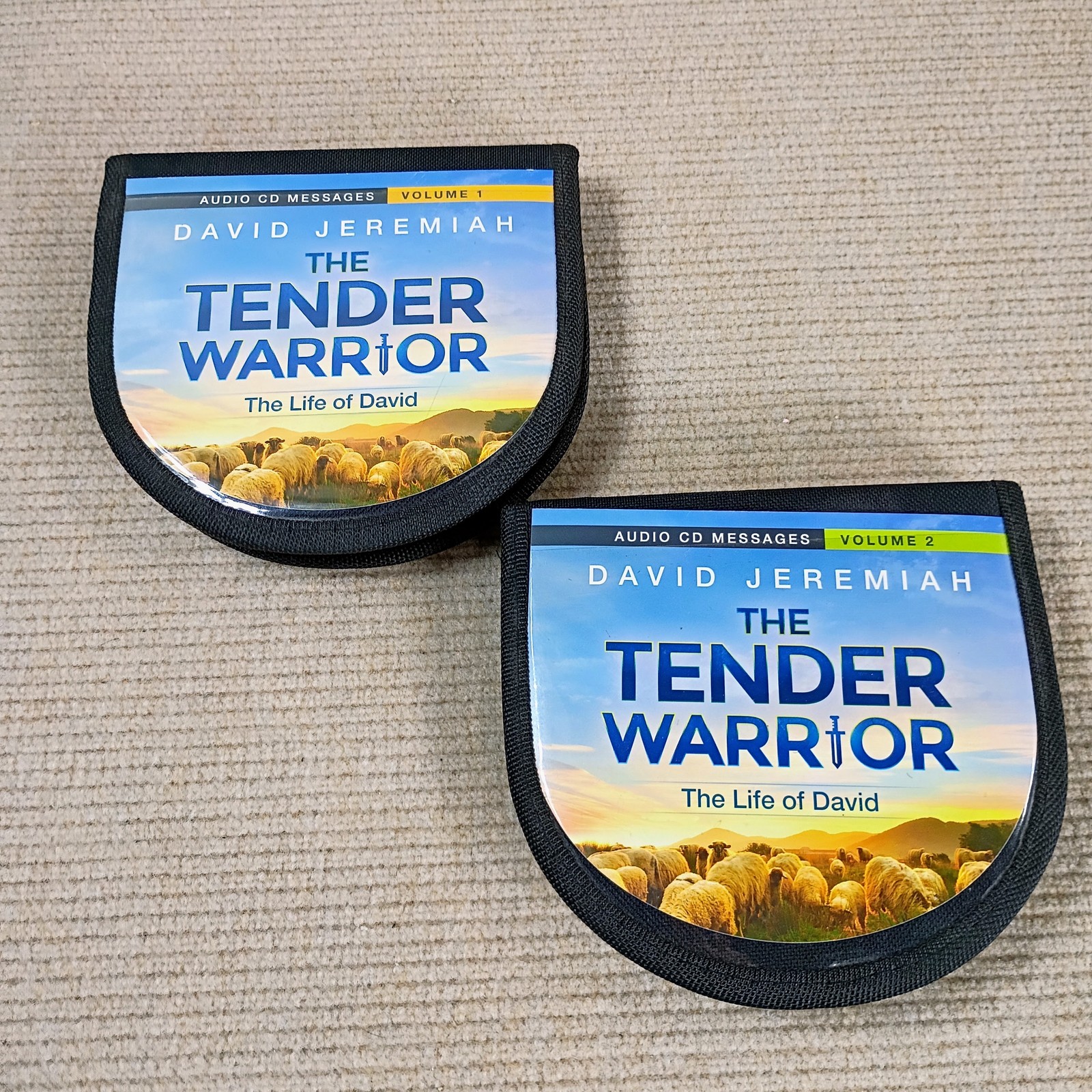 David Jeremiah The Tender Warrior The Life of David Audio CD Messages Vol 1 & 2