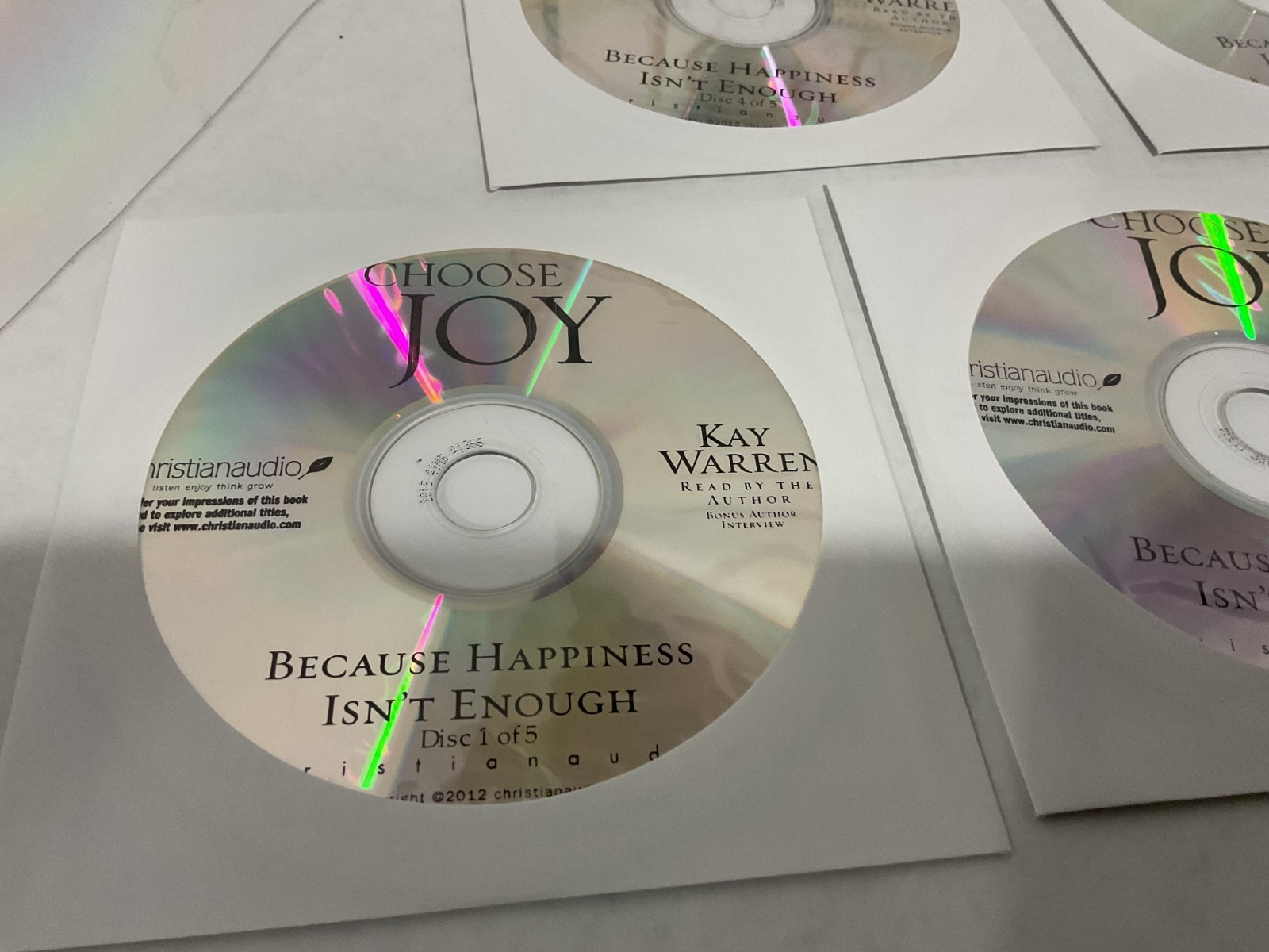 Choose Joy Because Happiness Isn’t Enough, Kay Warren, Audiobook CD, Unabridged