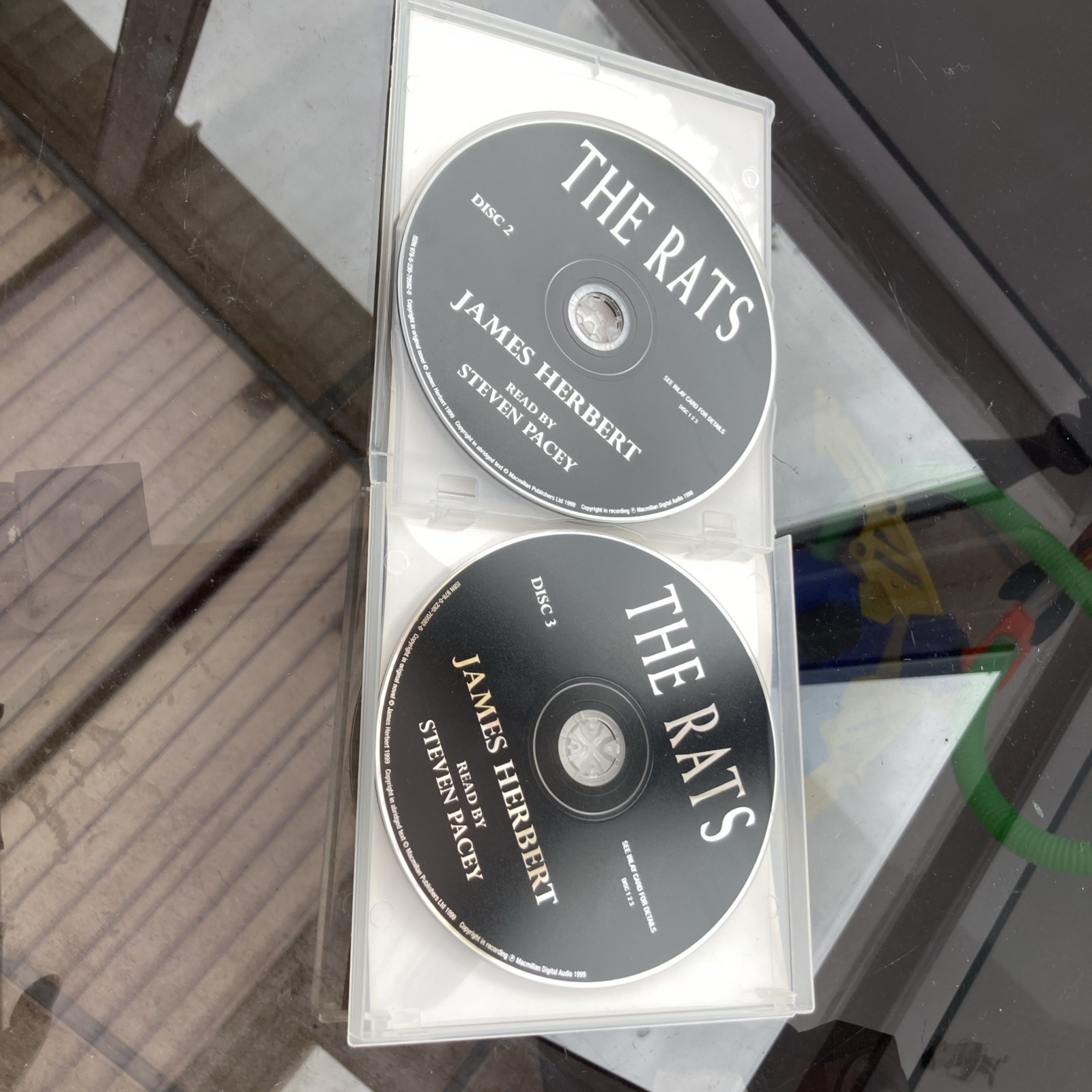 The Rats By James Herbert Read By Steven Pacey CD Abridged Audio Book 3 x CD Set
