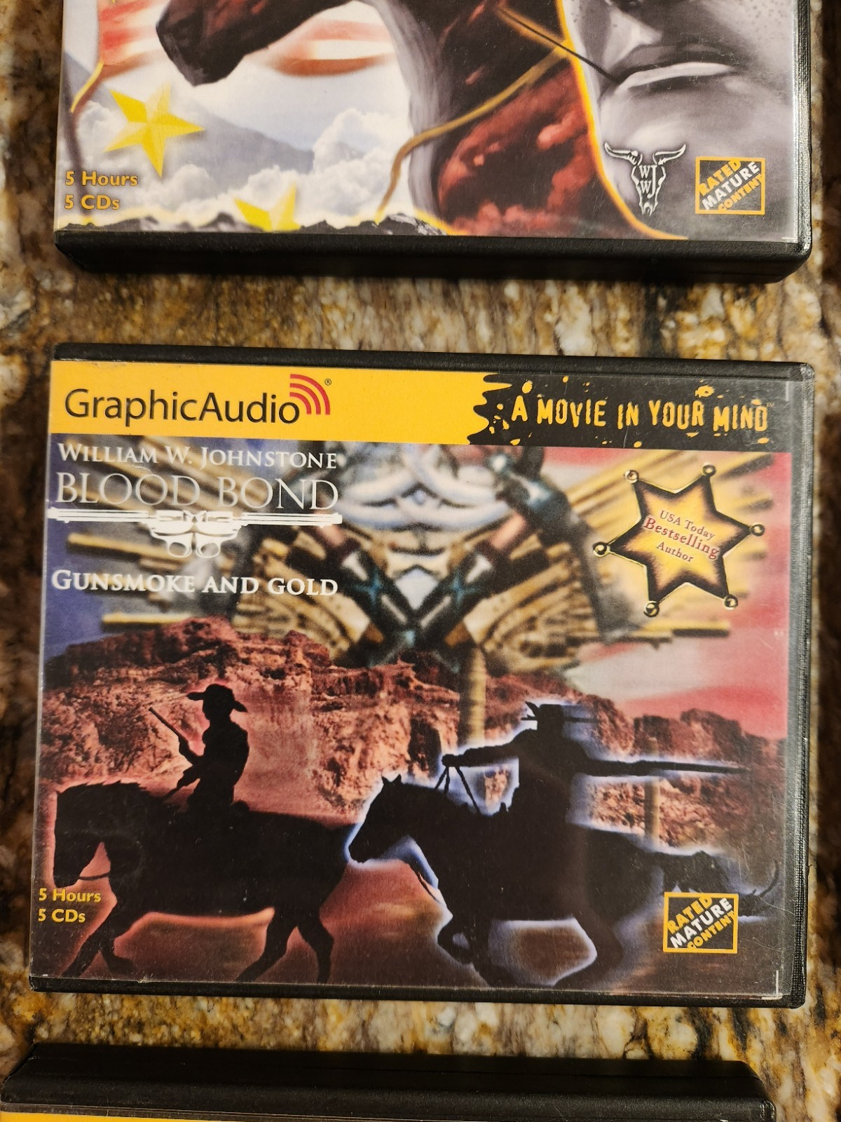 12 GraphicAudio Western CD Audiobooks — William W. Johnstone & Ralph Cotton