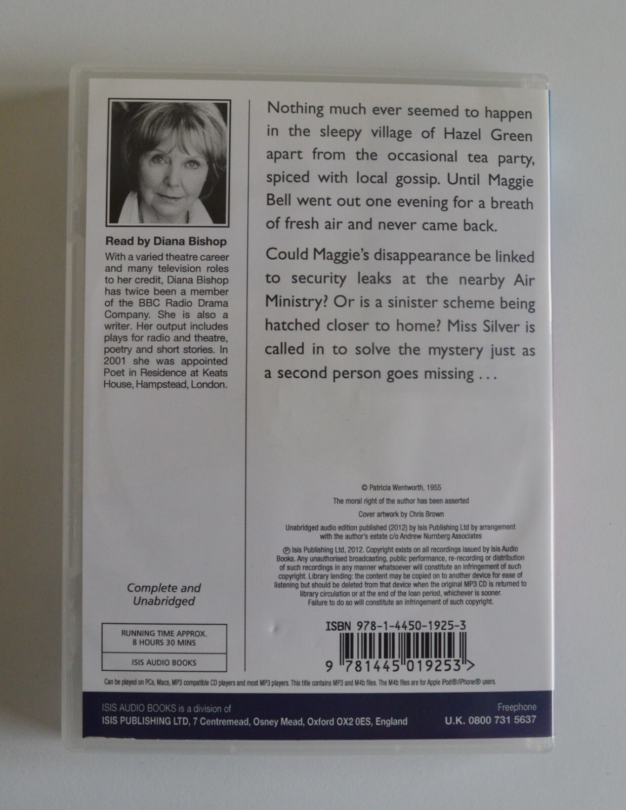 Vanishing Point — Patricia Wentworth — Unabridged Audiobook — MP3CD Audio