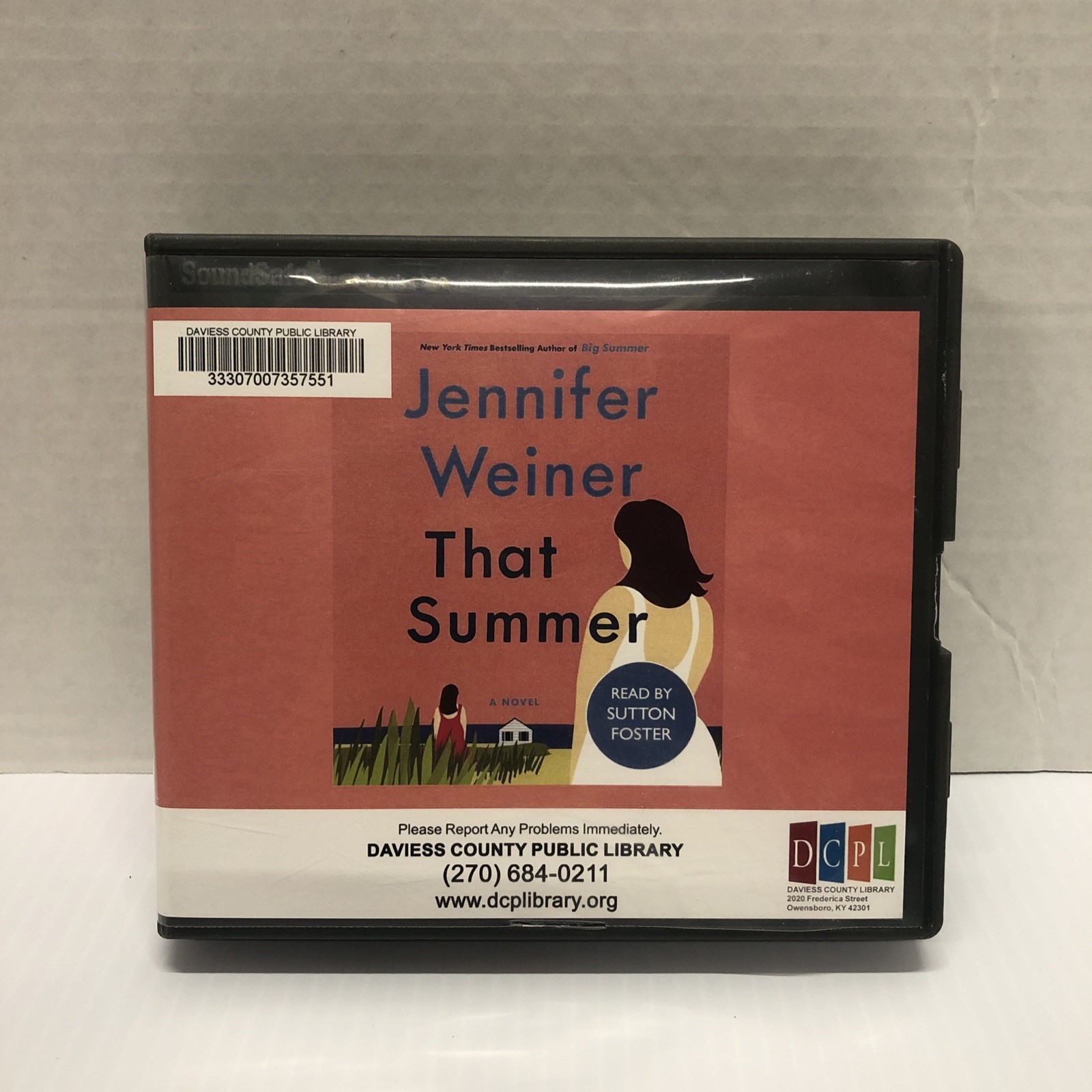 That Summer : A Novel by Jennifer Weiner (2021, Compact Disc)