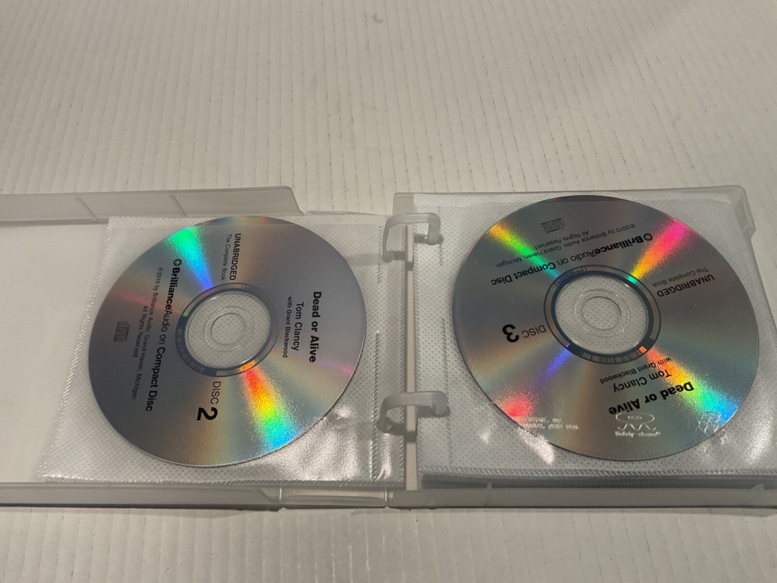Dead or Alive Tom Clancy unabridged audiobook 17 discs Jack Ryan