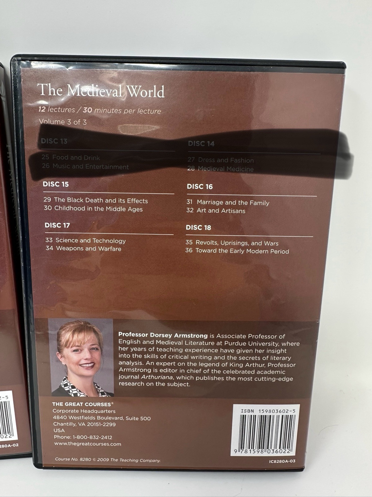 Great Courses Volume 3 Of 3 — Medieval World New Sealed READ 2 Discs Missing