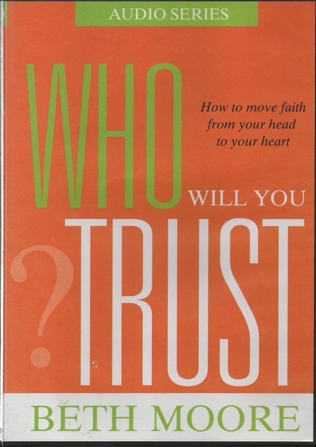 Who Will You Trust 5 Disc CD Audio Series Box Set Beth Moore Religion Faith