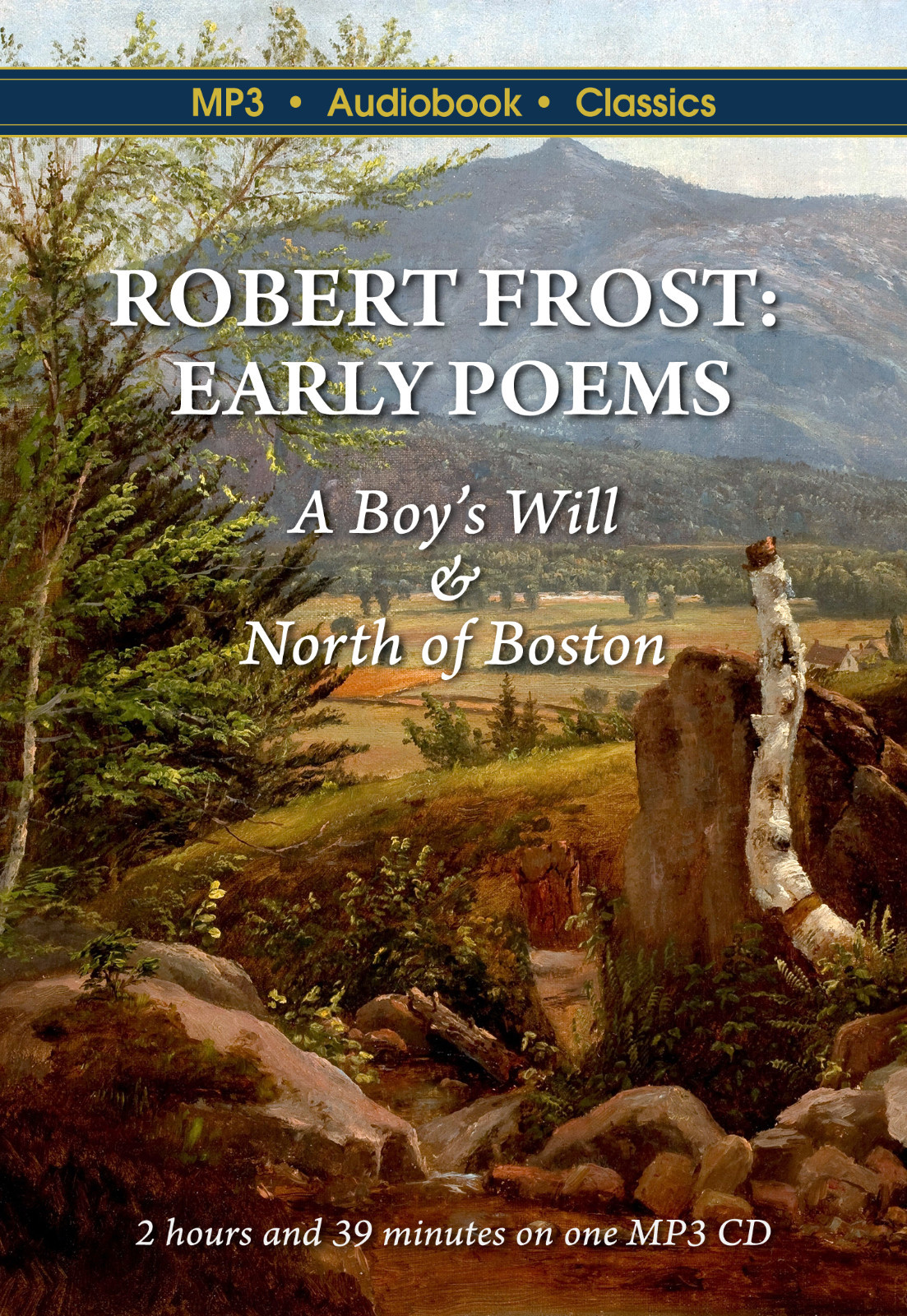 Robert Frost: Early Poems — Unabridged MP3 CD Audiobook in DVD case