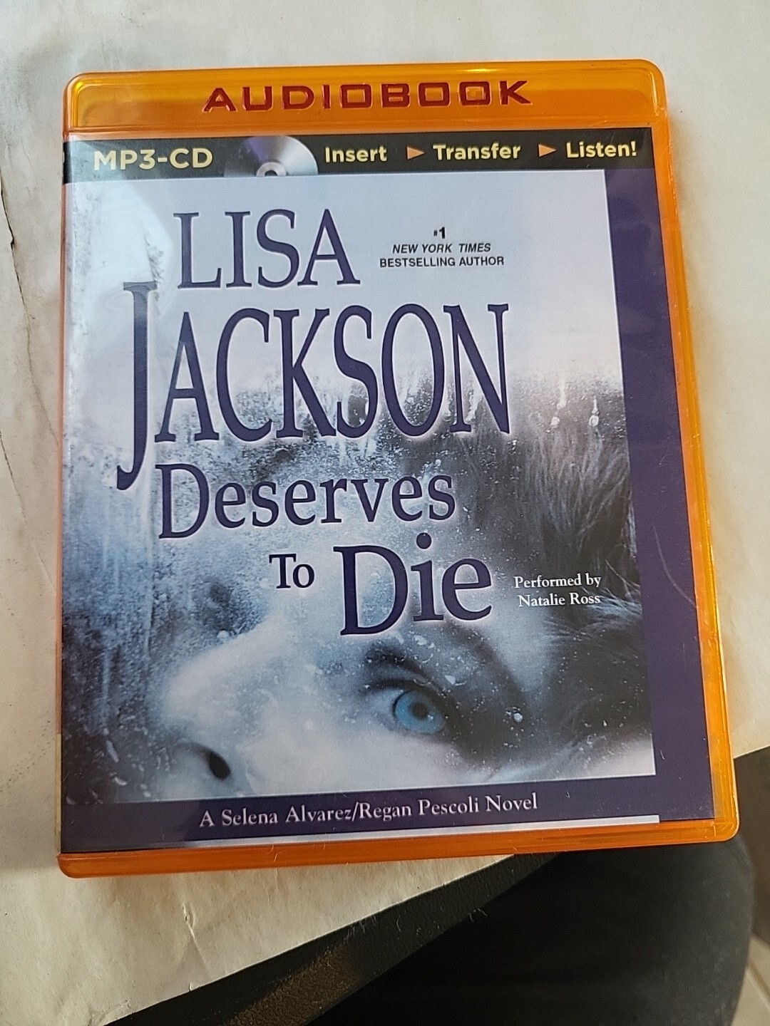 Lisa Jackson Deserve To Die — Perform By Natalie Ross — By Selena Alvarez/Regan