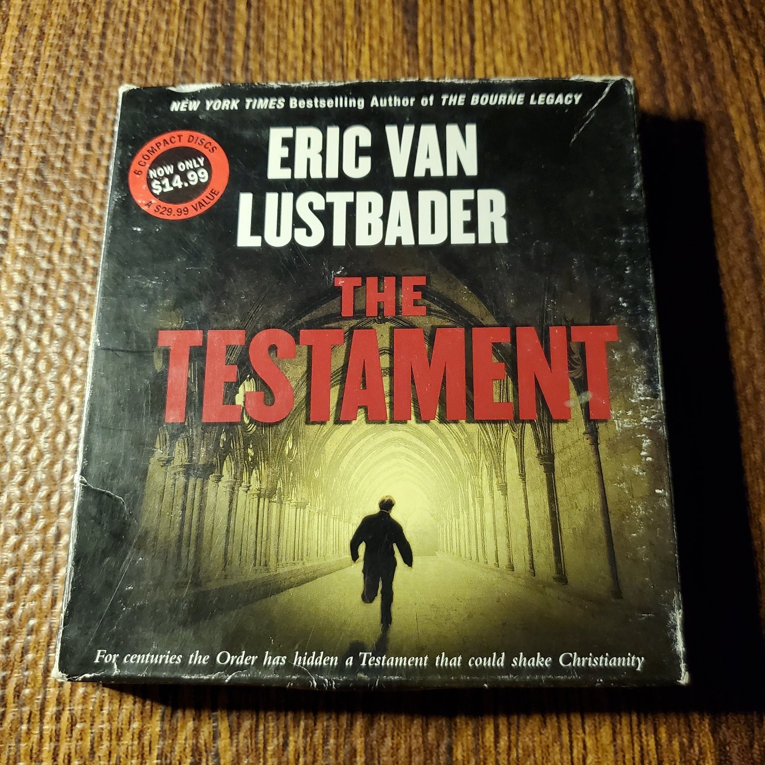The Testament by Eric Van Lustbader Audiobook CDs Abridged 6 Discs
