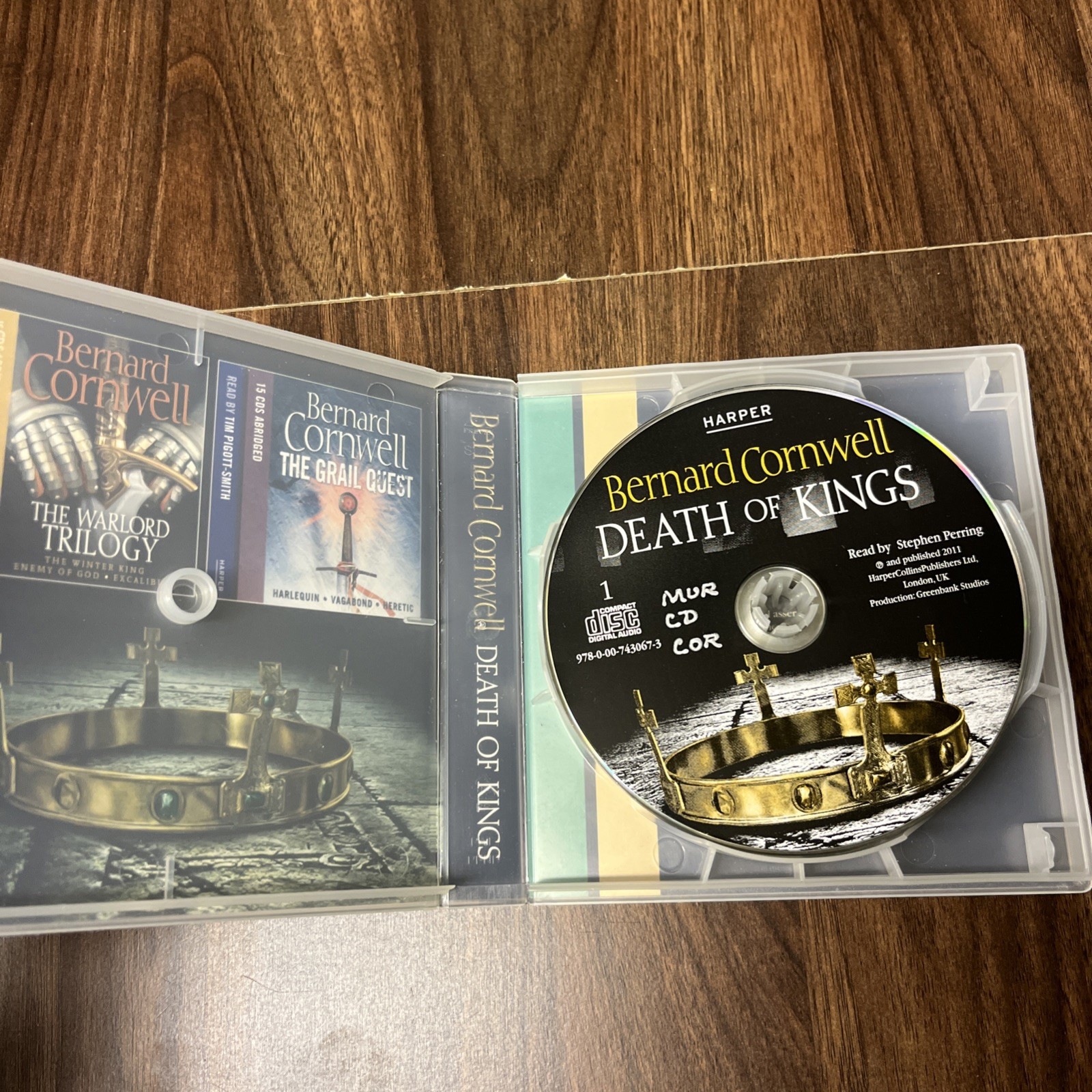 BERNARD CORNWELL (Lot Of 3) Burning Land, Death Of Kings AUDIOBOOKS Saxon Tales