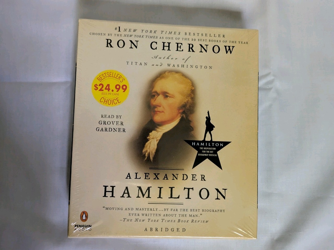Alexander Hamilton by Ron Chernow Audiobook CD 23hr