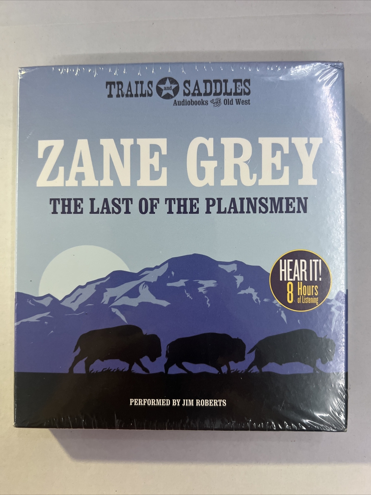 The Last Of The Plainsmen (Compact Disc) Audiobook Zane Grey Trails Saddles