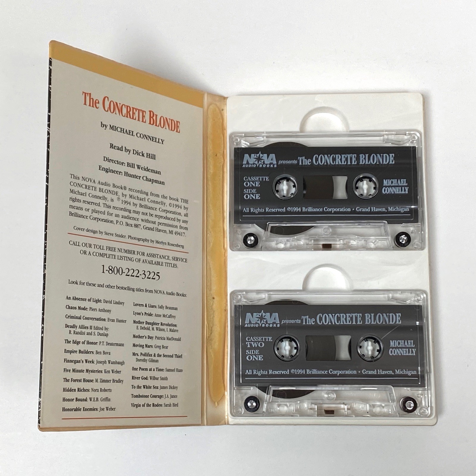 The Concrete Blonde by Michael Connelly — Audiobook on Cassettes