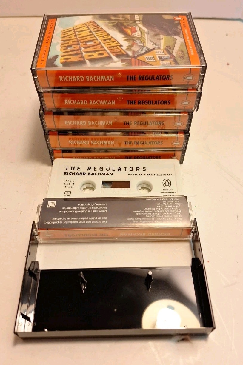The Regulators By Richard Bachman Audiobook 6 Cass. And Steven King Bag Of Bones
