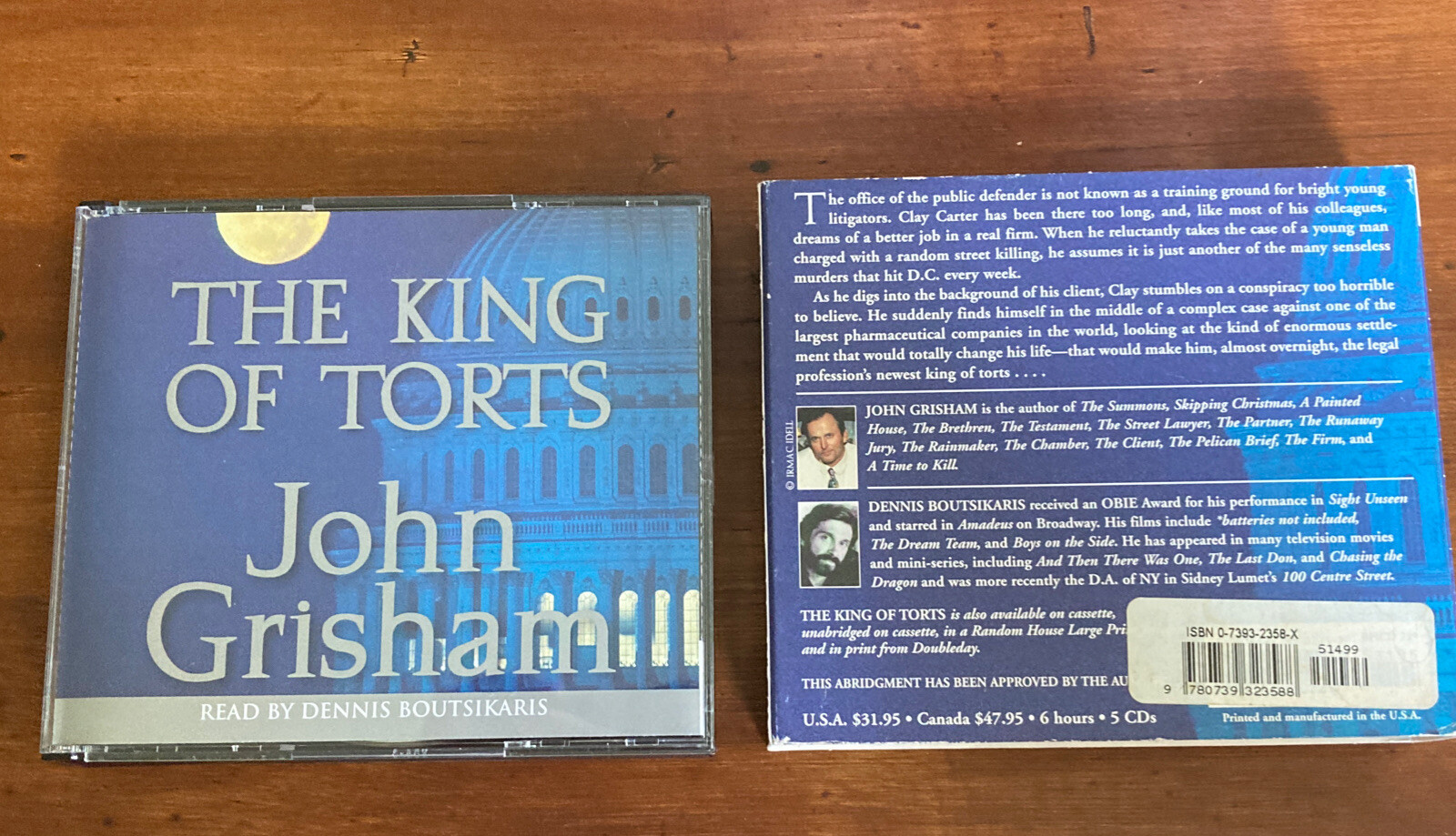 JOHN GRISHAM The King of Torts — Audiobook 6 hours on 5 CDs