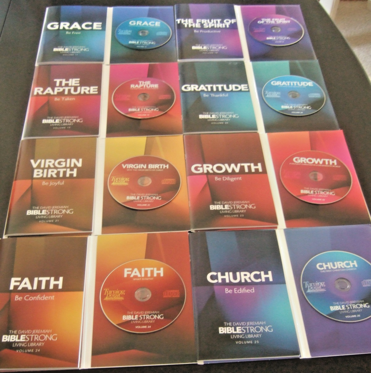 DR. DAVID JEREMIAH BIBLE STRONG LIBRARY TURNING POINT BOOKLETS & CDs 8 VOLUMES