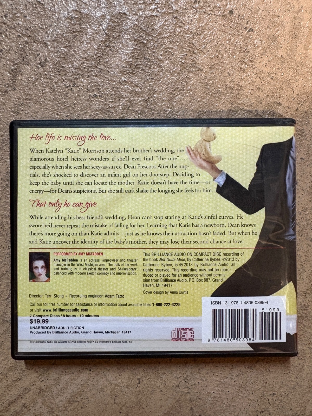 Not Quite Mine by Catherine Bybee ( audio cd 2013)