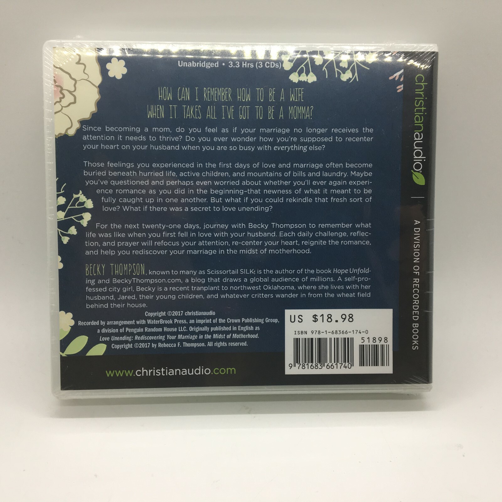 Love Unending : Rediscovering Your Marriage in the Midst of Motherhood Audiobook