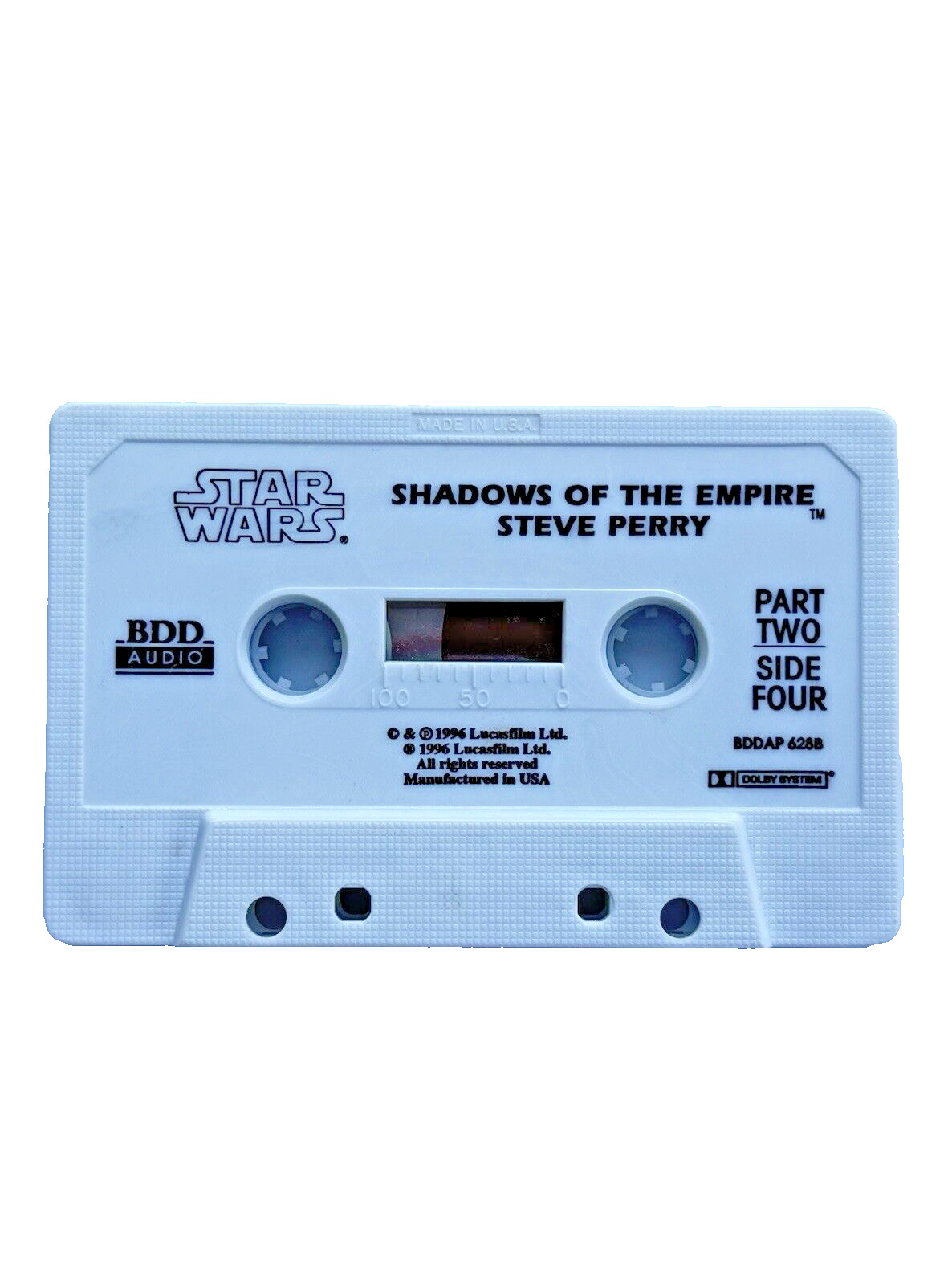 Star Wars Shadows Of The Empire Part Two Audiobook Casette Tape No Case