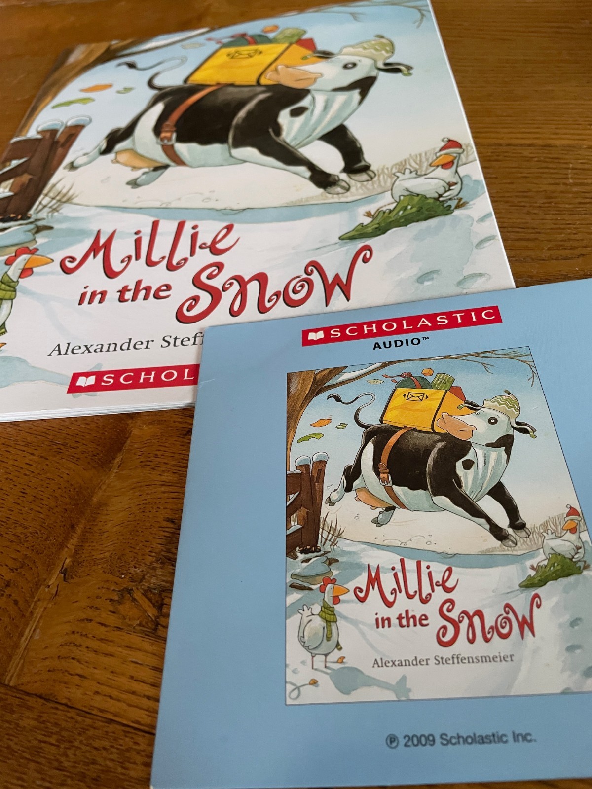 Millie In The Snow Alexander Steffensmeier Paperback book and audio CD