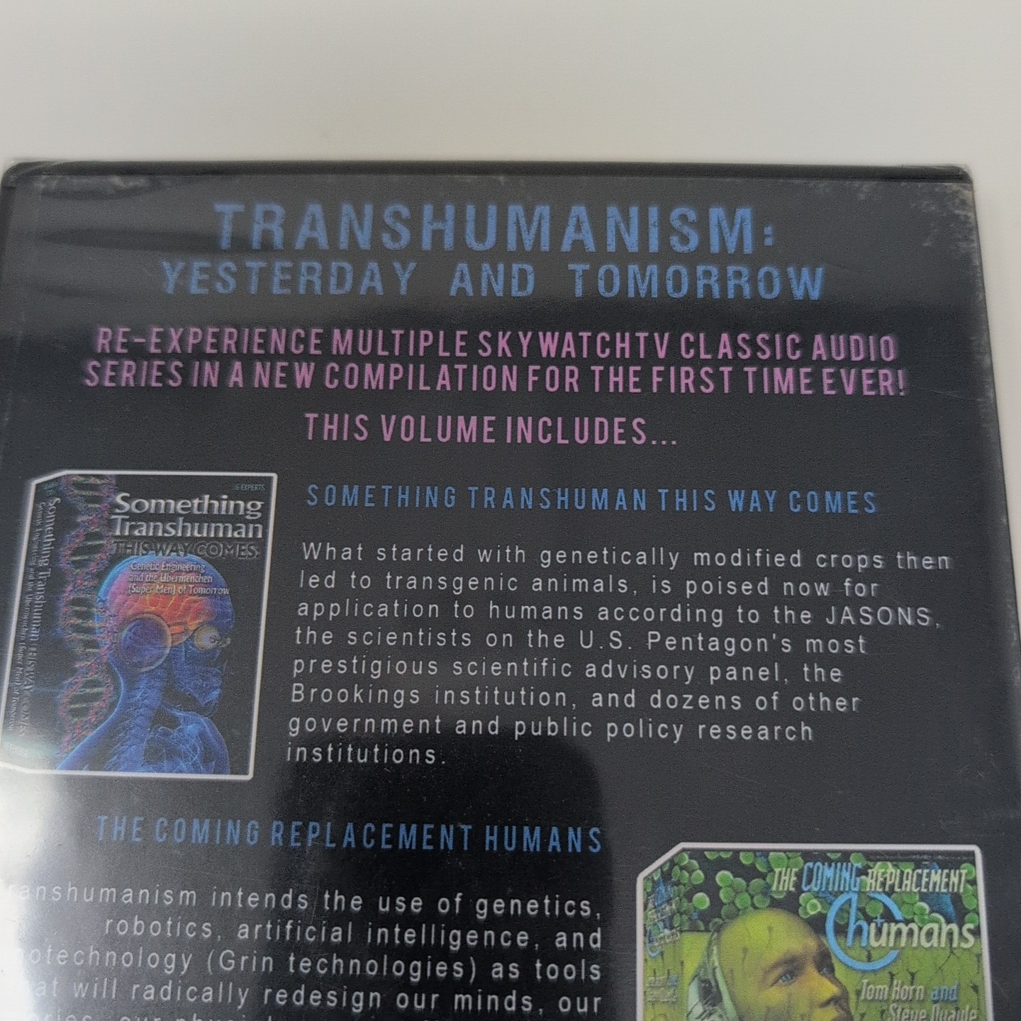 New Sky Watch TV Classics MP3 Audio Disc Conspiracy Warzone Transhumanism Sealed
