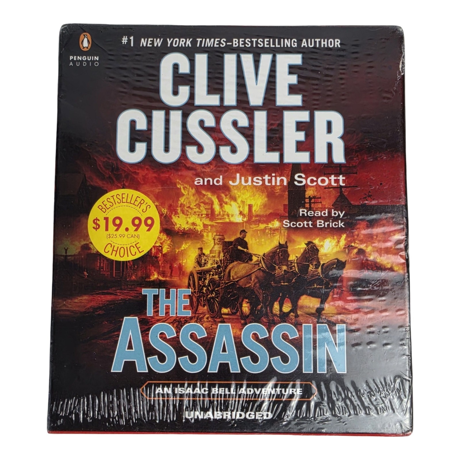 The Assassin — Clive Cussler NEW Unabridged CD Audiobook — Isaac Bell Adventure