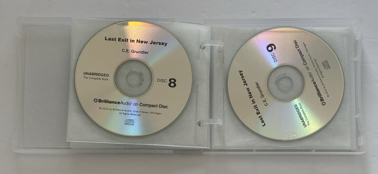 Last Exit in New Jersey by C. E. Grundler (10-CD Audiobook, 2012)