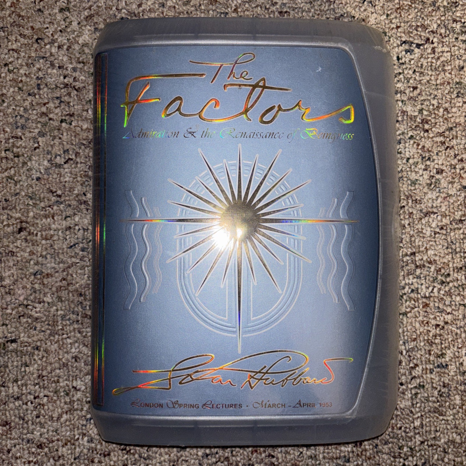 L Ron Hubbard The Factors London Spring Lectures 1953 On CD W/ Extras Sealed