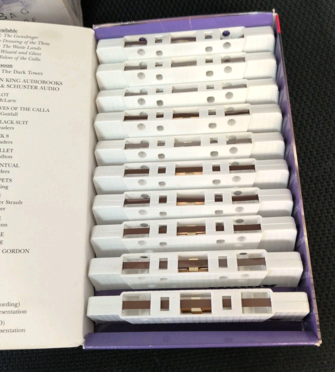 Stephen King Audio Book Cassette Bag Of Bones King The Dark Tower VI