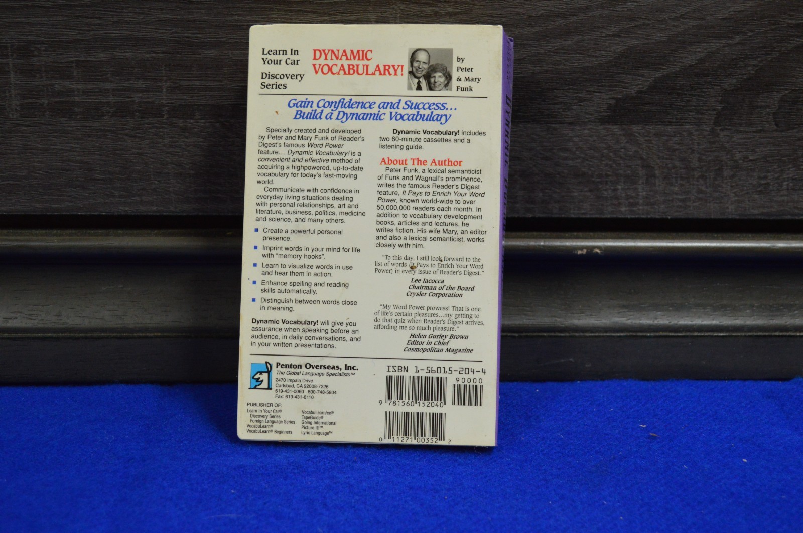 Dynamic Vocabulary Cassette Set Peter Mary Funk Learn in Your Car