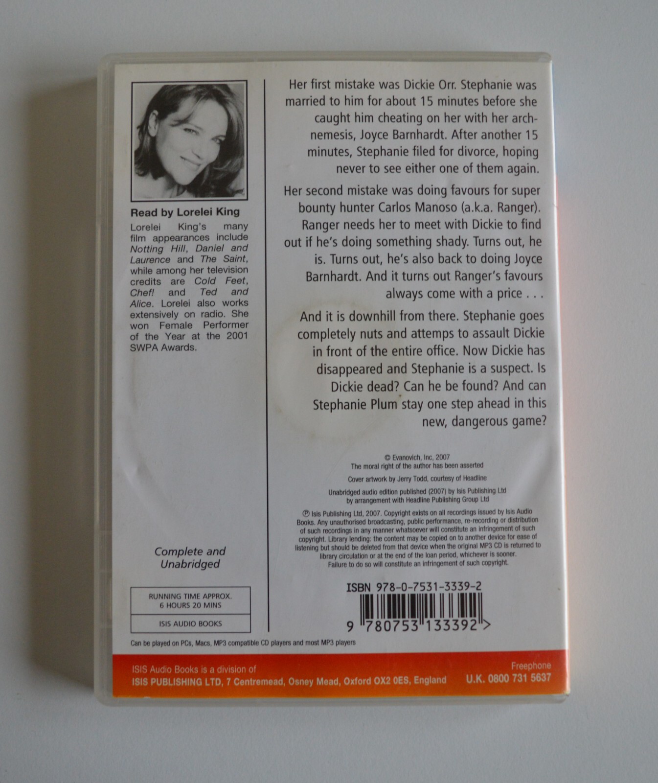 Lean Mean Thirteen — Janet Evanovich — Unabridged Audiobook — MP3CD