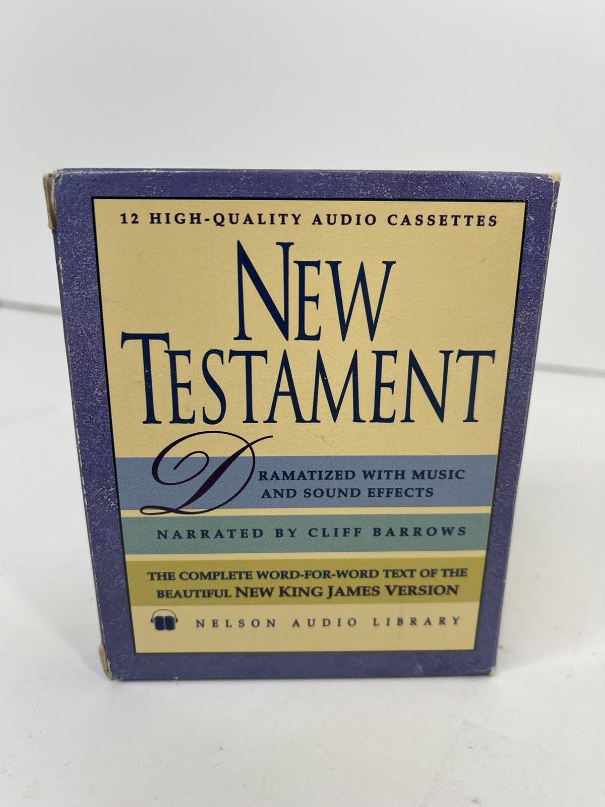 1985 Thomas Nelson NKJV New Testament 12 Audio Cassettes Cliff Barrows Drama