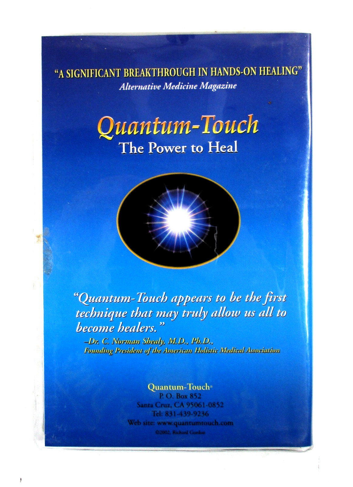«Quantum Touch: The Power to Heal» Richard Gordon 2 Cassette Tape Set Audiobook