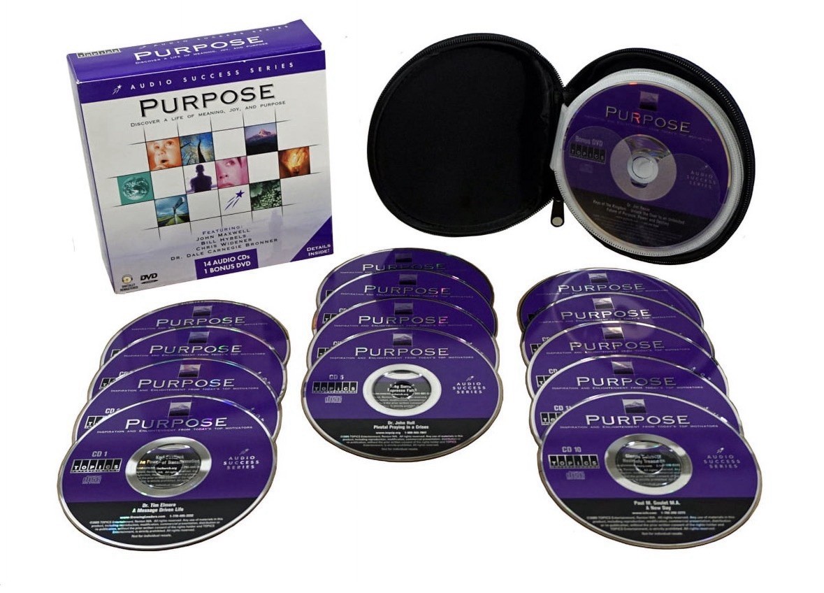 Audio Success Series Purpose Audiobook Box Set 14 Audio CDs + Bonus DVD
