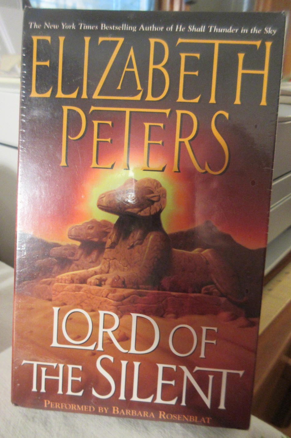 NEW & SEALED Elizabeth Peters LORD OF THE SILENT Audiobook-4 Cassettes