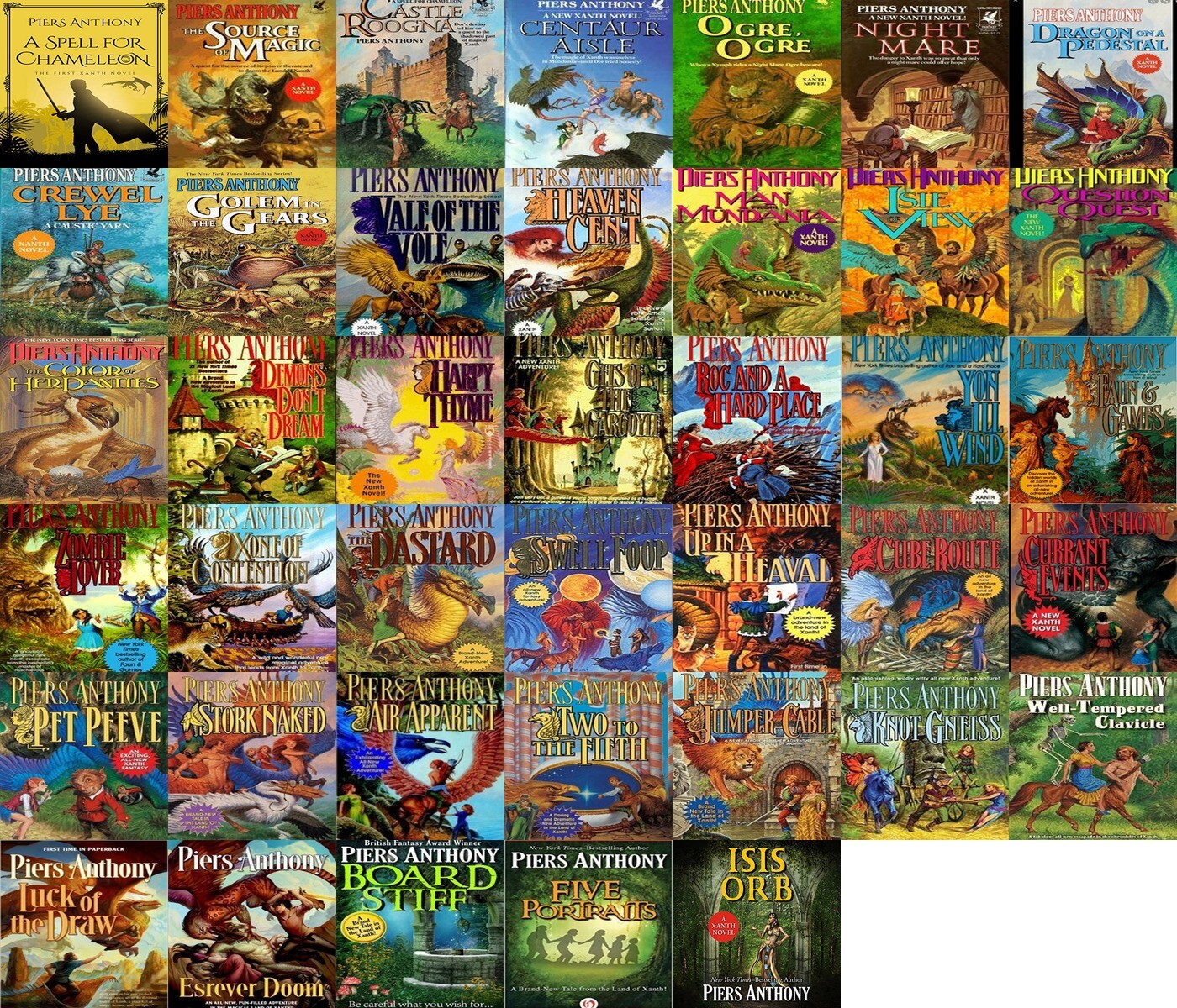 The XANTH Series by Piers Anthony (40 audiobooks 443 hr collection)