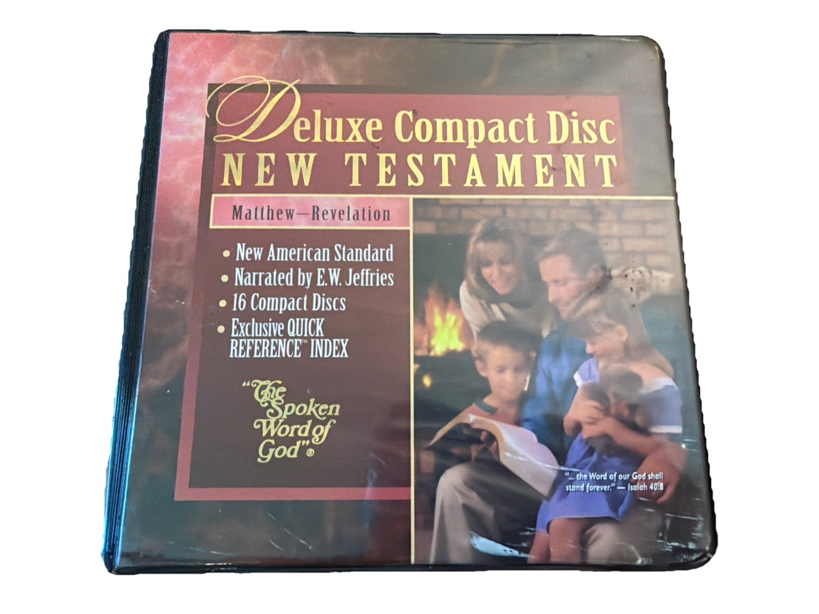 CDI NASB New Testament Audio CD Set E.W. Jeffries Spoken Word of God NO DISC 1