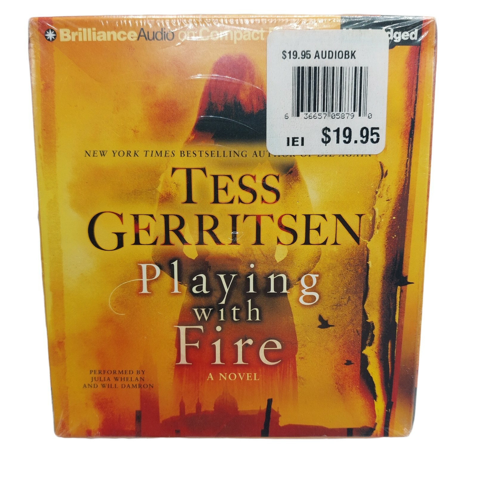 Playing With Fire by Tess Gerritsen Audiobook 6 CD Set read by J Whelan & W Damr
