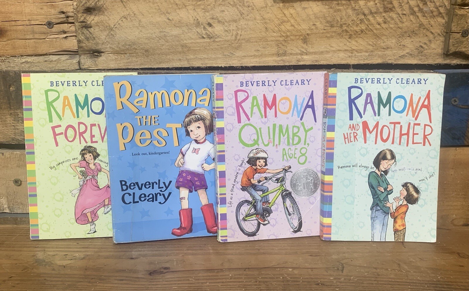 Ramona Quimby, Age 8 by Beverly Cleary. Lot of 4 Books