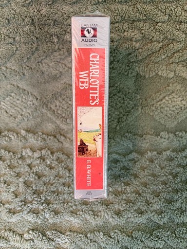 Charlotte’s Web E.B. White Audio Cassette Tape Book 3-Pack Sealed Unabridged
