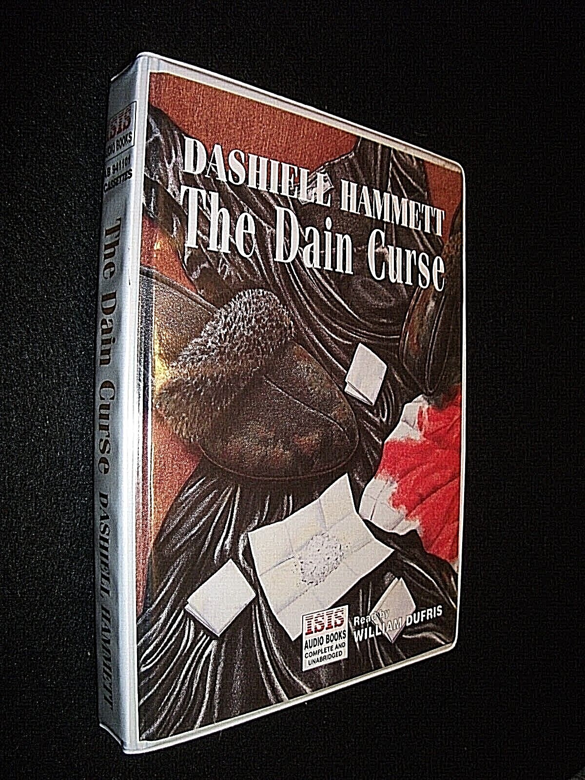 AUDIO BOOK. DAIN CURSE. DASHIELL HAMMETT. 7 hrs. 6 CASSETTES. W DUFRIS.